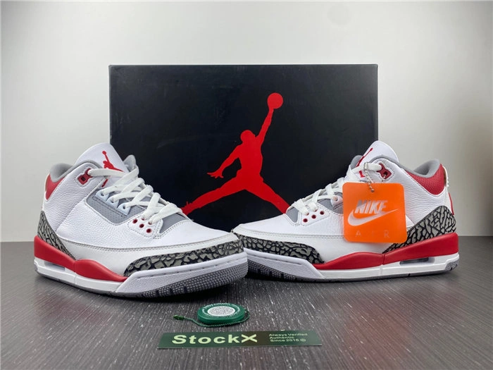 Jordan 3 Retro Fire Red DN3707- FastDry 3830