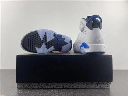 Jordan 6 Retro Sport Blue 384664- Stylish 4028