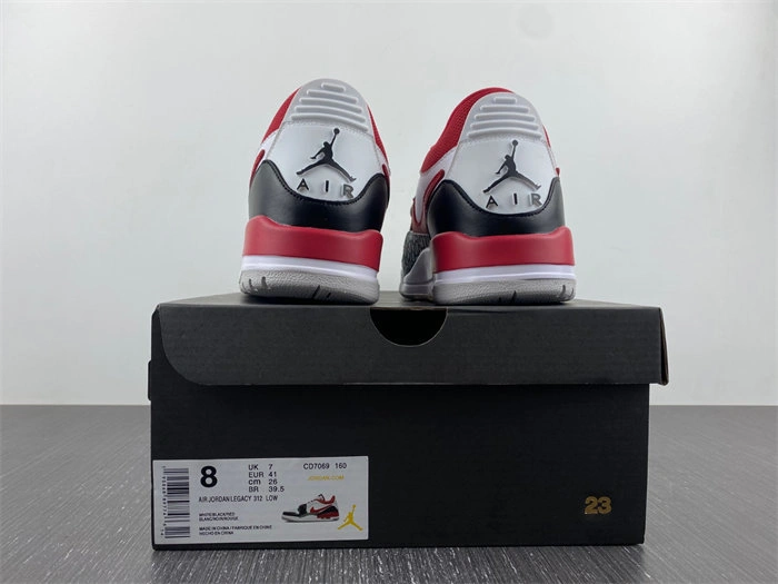 Jordan Legacy 312 Low Chicago Red CD7069- Lightweight 4201