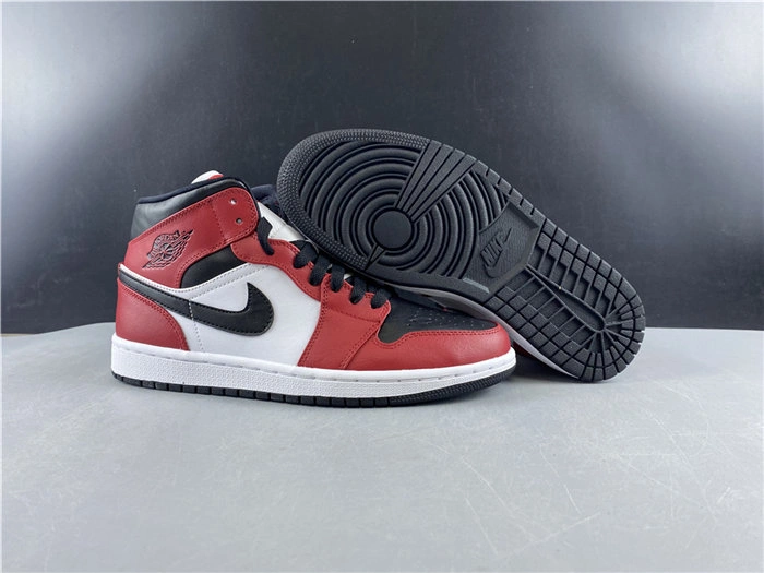 Jordan1 Mid Chicago Toe 554724- Upgraded 3776