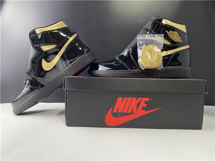 Jordan1 Retro Black Metallic Gold 555088- DailyWear 3771