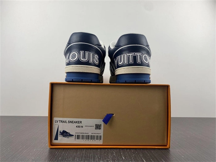 Luis Vitton Trainer Navy Mesh 1A9DEG EasyCare 2155