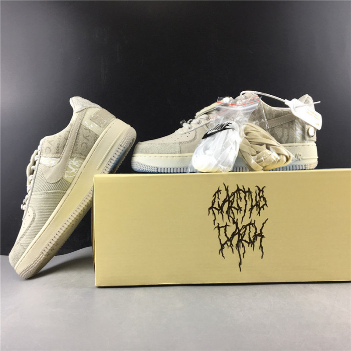 nike air force 1 x travis scott  white grey  cn2405-902