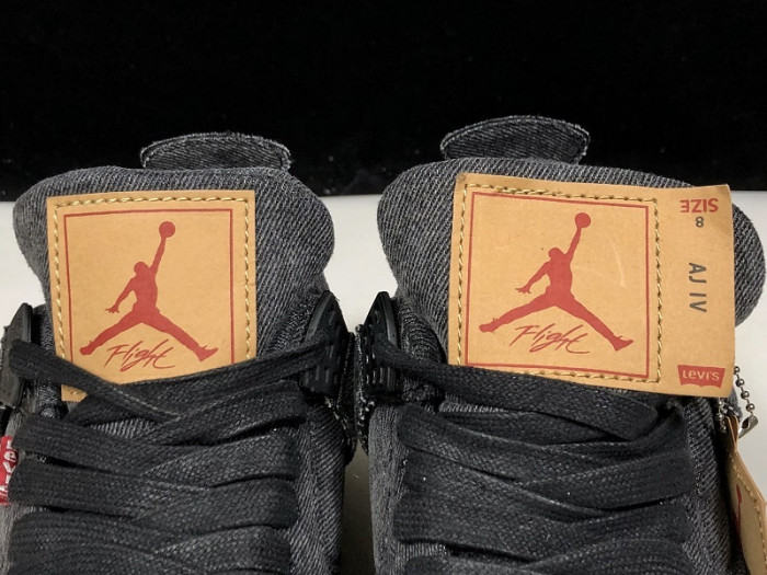 air jordan 4 retro L*v*s nrg  L*v*s - black denim ao2571-001