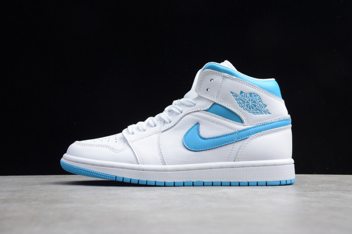 air  jordan 1 mid unc (w)  bq6472-114