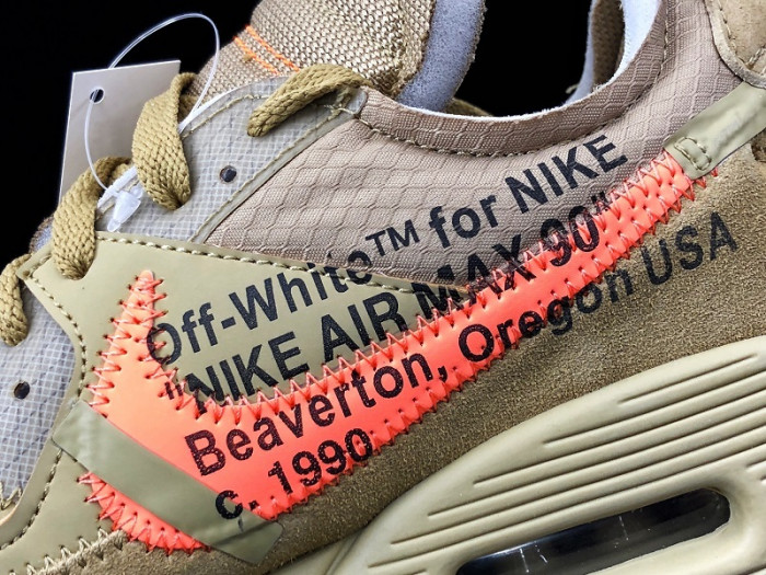 ofw nike air max 90 desert ore aa7293-200