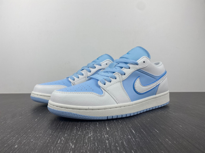 jordan 1 low se reverse ice blue - dv1299-104