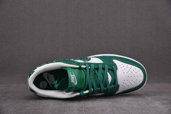 nike dunk low essential paisley pack green - dh4401-102