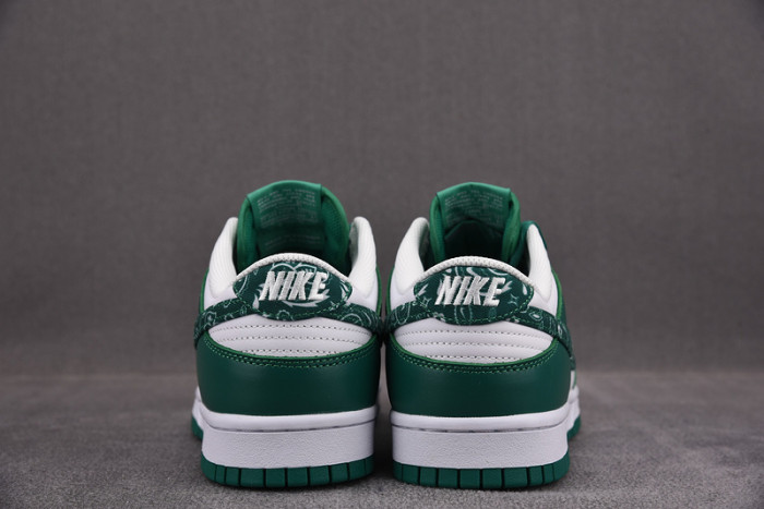 nike dunk low essential paisley pack green - dh4401-102