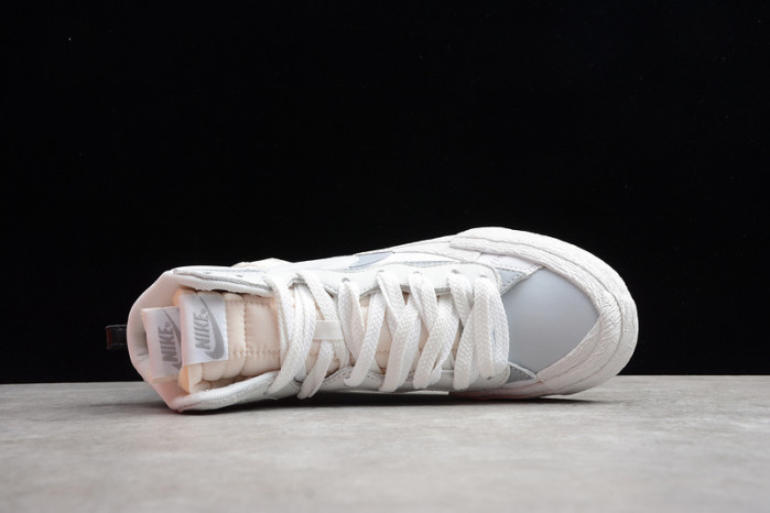 sacai x nike blazer mid white bv0072-100