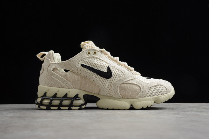 nike air zoom spiridon cage 2 stussy fossil cq5486-200