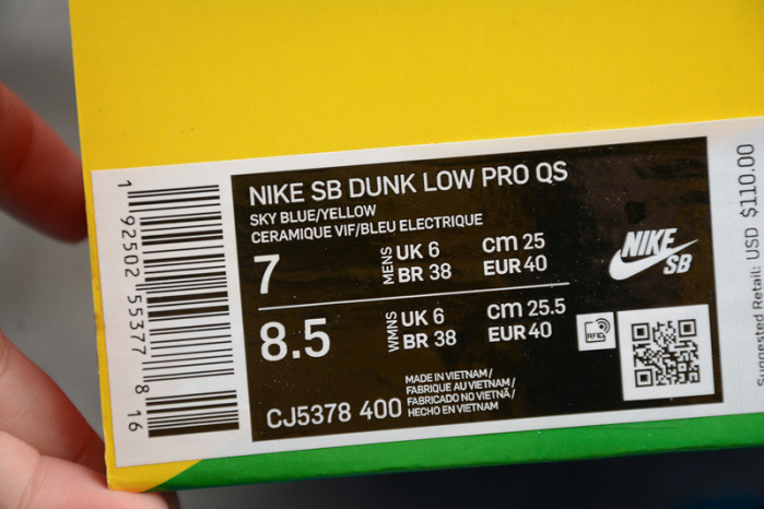 grateful dead nike sb dunk low blue bear cj5378-400