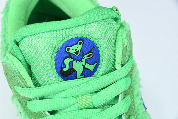 grateful dead x nike sb dunk low “green bear” cj5378-300