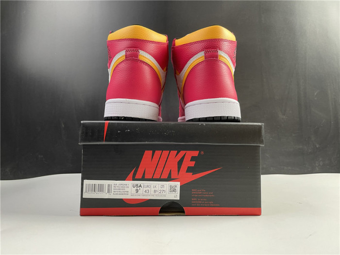 air jordan 1 retro high og light fusion red 555088-603