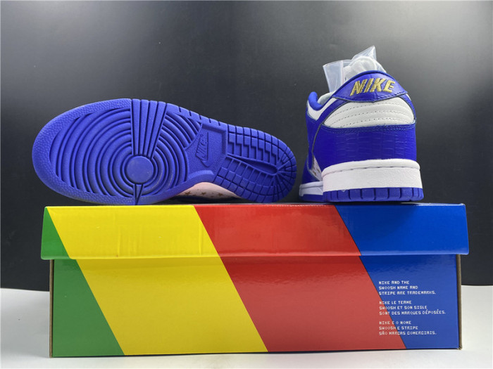nike sb dunk low stars hyper royal (2021)  dh3228-100