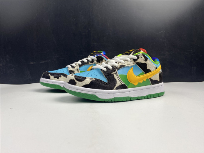 kids nike sb dunk low ben & jerry''s chunky dunky cu3244-100