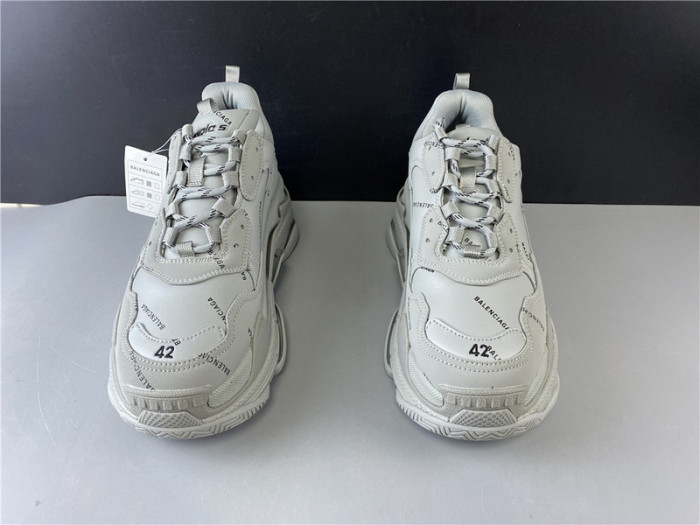 blcg sneaker triple.s.gomma grey black 536737 w2fa1 1210
