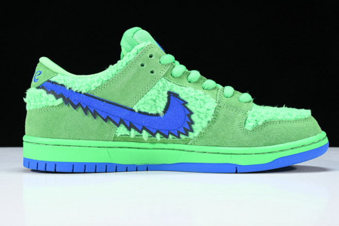 grateful dead x nike sb dunk low “green bear” cj5378-300