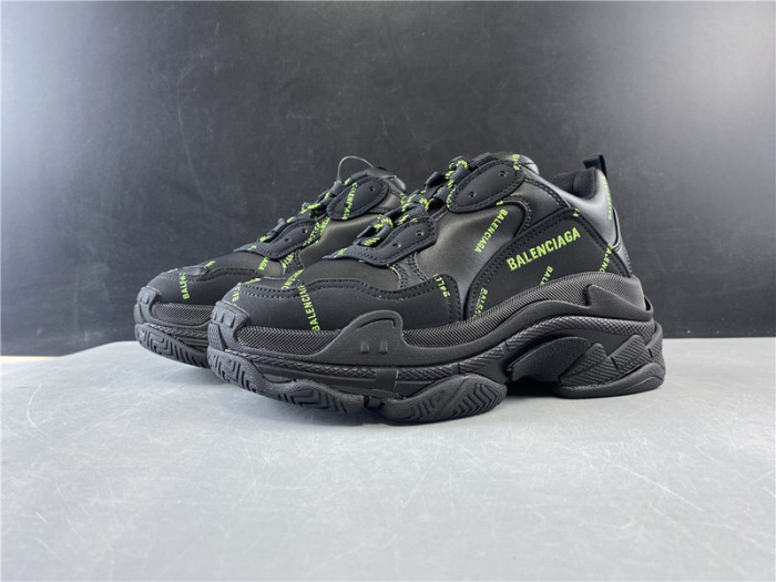 blcg sneaker triple.s.gomma black 524039 w2fa1 7633
