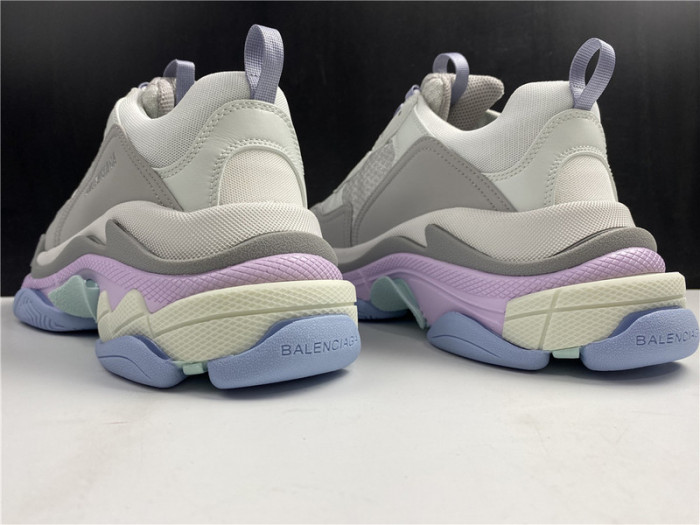 blcg sneaker triple.s.gomma gray purple and pink 536737 w2fw1 1977