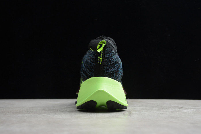 nike air zoom alphafly next% black electric green (w) cz1514-400