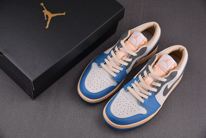 air jordan 1 low vintage unc grey - dz5376-469