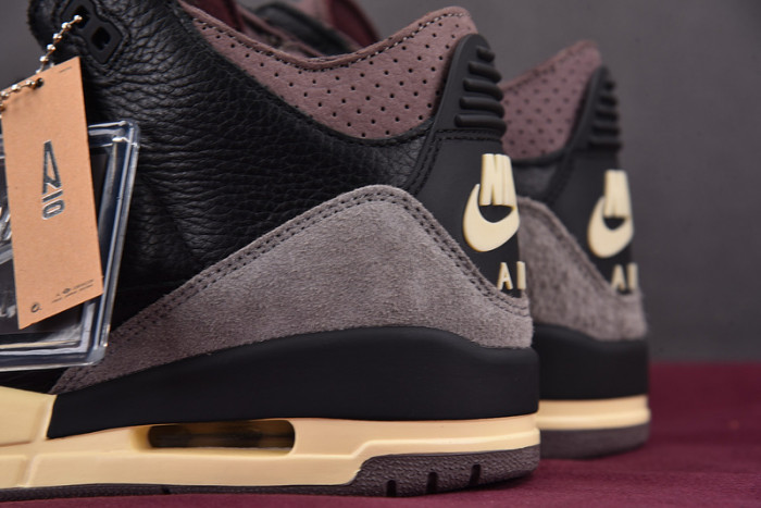a ma maniere x air jordan 3 wmns "black" fz4811-001