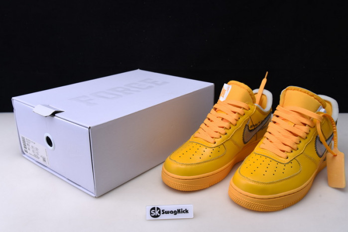 ofw nike air force 1 university gold dd1876-700