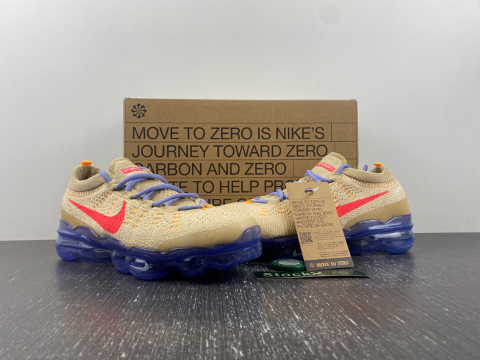 nike vapormax 2023 flyknit "pale vanilla" dv6840-200
