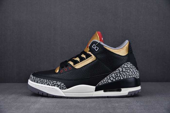air jordan 3 black gold wmns ck9246-067
