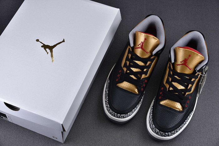 air jordan 3 black gold wmns ck9246-067