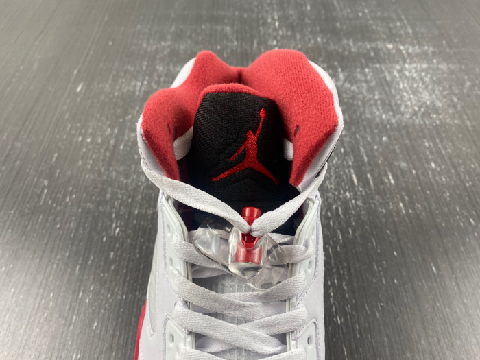 air jordan 5 retro fire red black tongue (2013) 136027-120