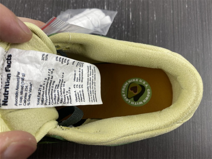 nike dunk low avocado - dm7606-300