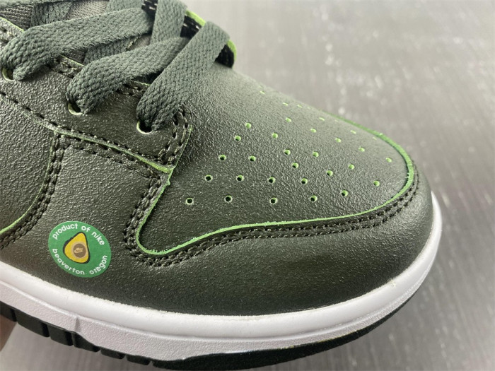 nike dunk low avocado - dm7606-300