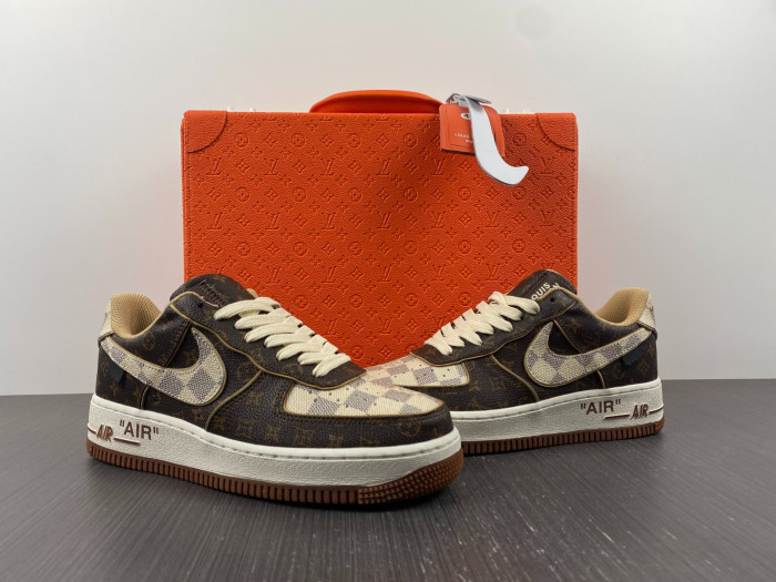 l0vt nike air force 1  with orange case 6a8pyl-001