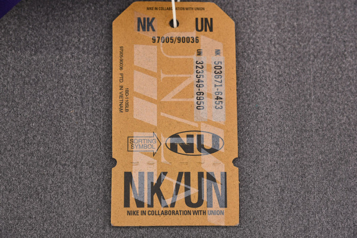 union nike dunk low purple gold dj9649-500