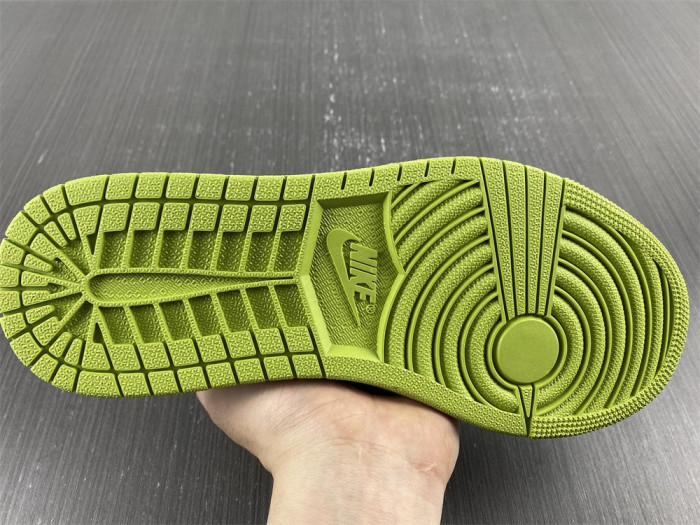 air jordan 1 low "vivid green snakeskin" dx4446-301
