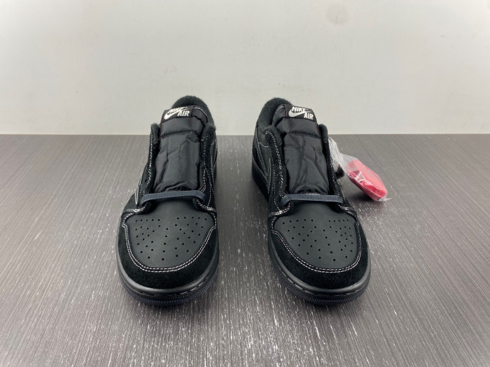 travis scott x air jordan 1 low “black phantom” dm7866-001