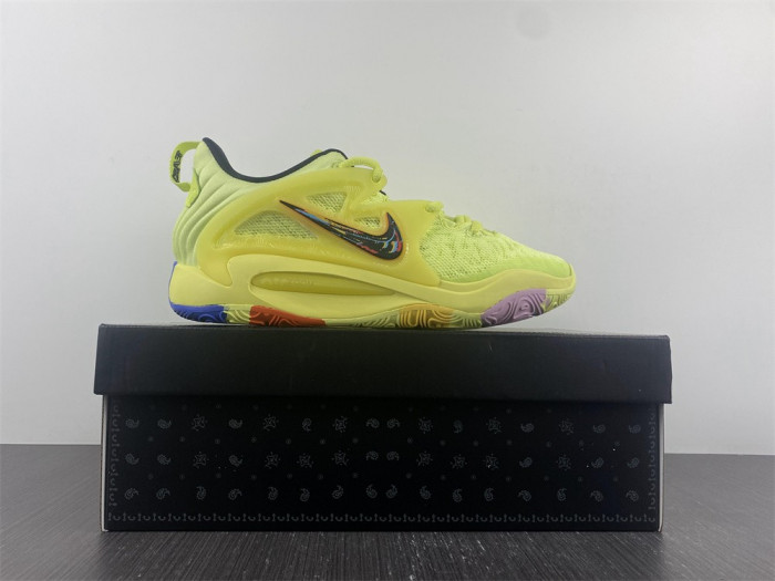 nike kd 15 xv ep "aimbot" volt black multi color dm1053-700