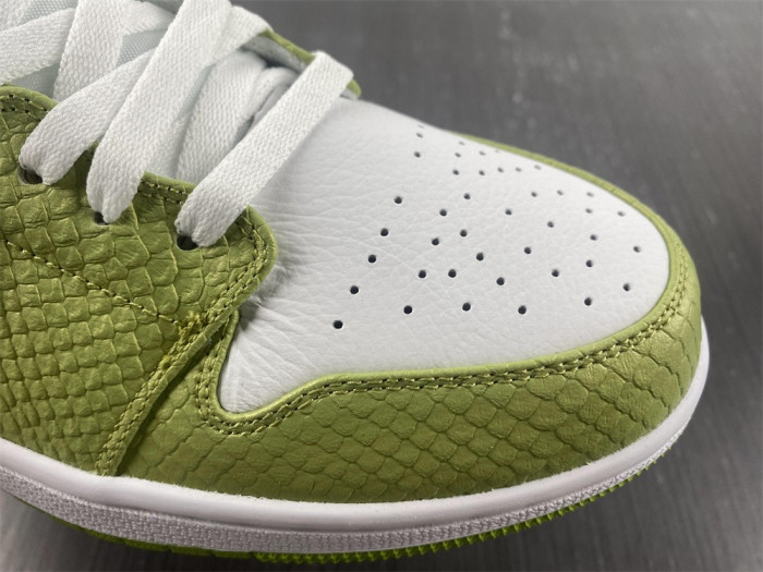 jordan 1 mid green python (w) - dv2959-113
