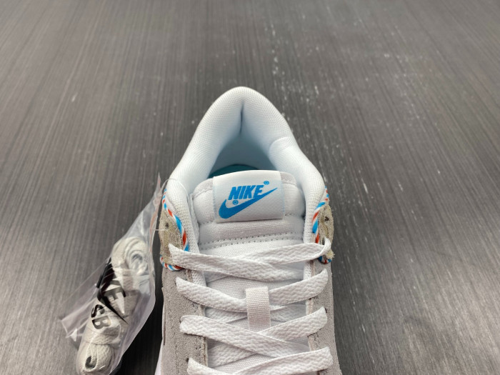 nike dunk low se barber shop grey - dh7614-500