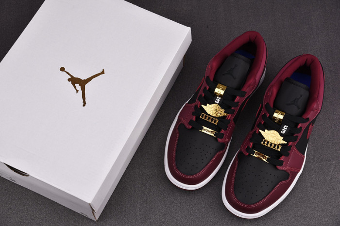 jordan 1 low dark beetroot black- db6491-600