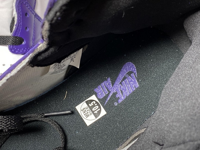 air jordan 1 retro high court purple white 555088-500