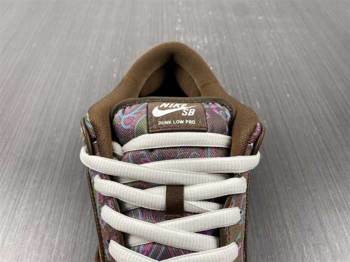 nike sb dunk low pro paisley brown - dh7534-200