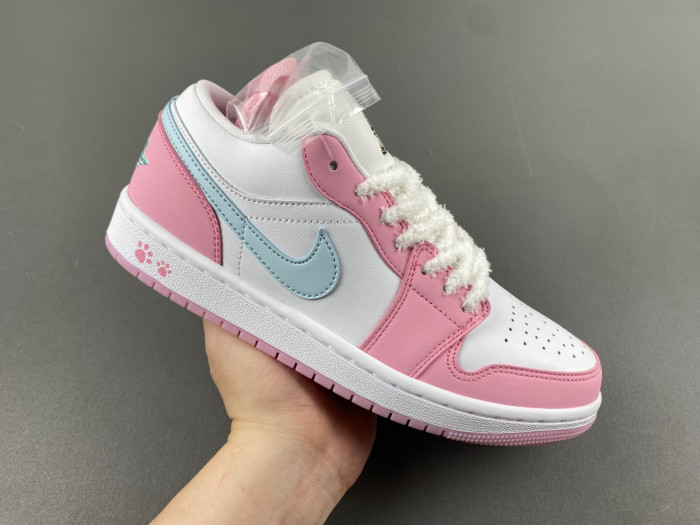 air jordan 1 low "paw print" hm3706-141