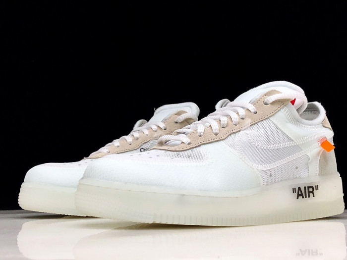 nike air force 1 low off white mens ao4606-100
