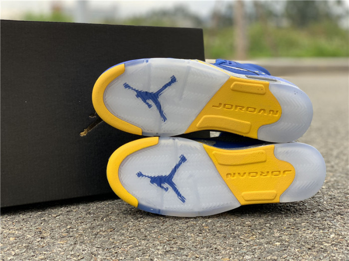 air jordan 5 retro laney varsity royal (gs) c13287-400