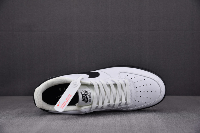 nike air force 1 low white black midsole - ck7663-101