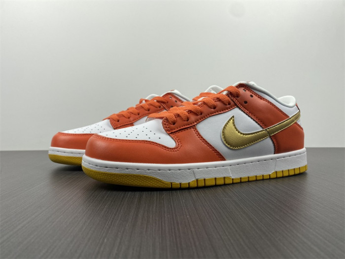 nike dunk low golden orange - dq4690-800