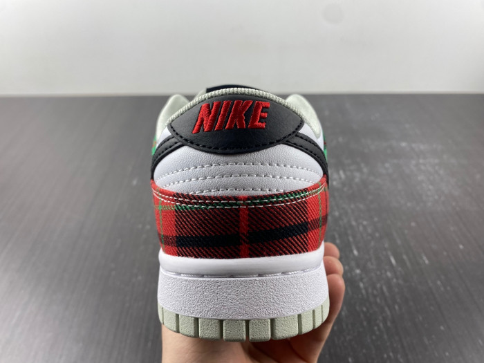 nike dunk low tartan plaid - dv0827-100